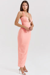 Sorbet Crepe Halter Maxi Dress | Dress In Beauty